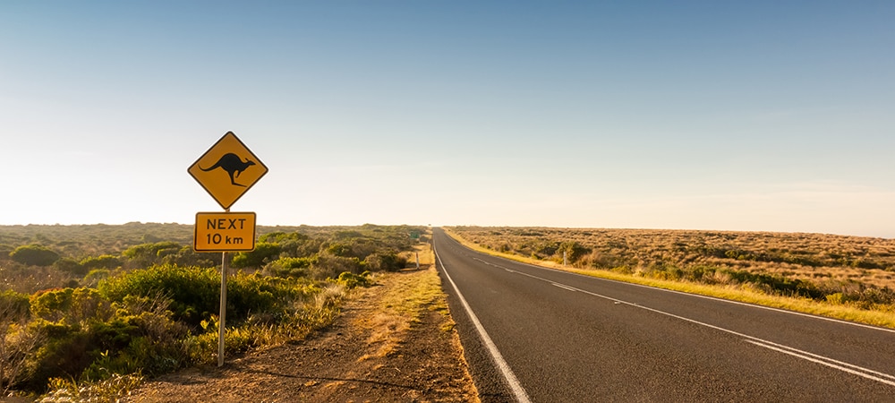 Australian outback road