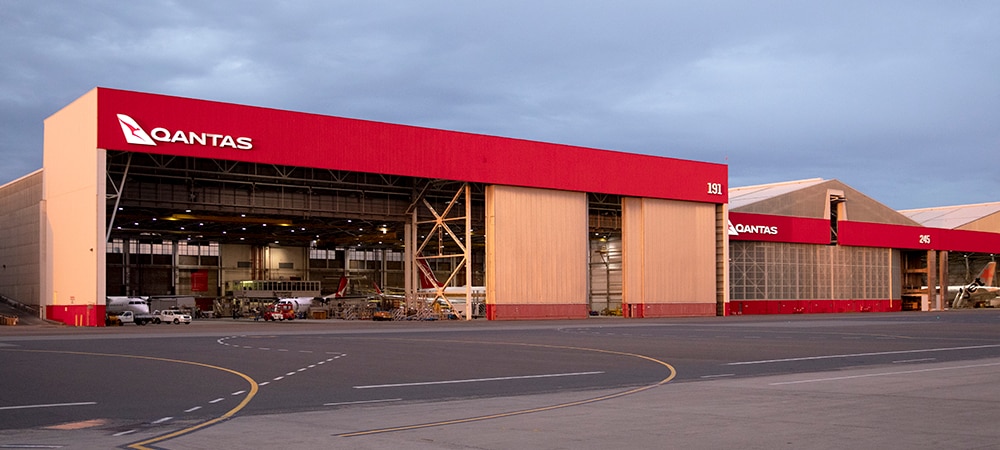 Qantas hangar